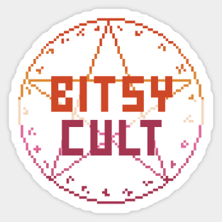 Lesbian "Vintage" Bitsy Cult Sticker